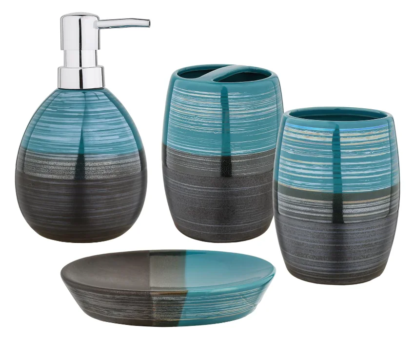 Ceramic Bath Accessories Set