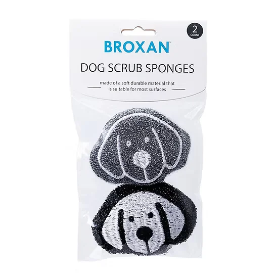 Dog Scrub Sponges Set of 2
