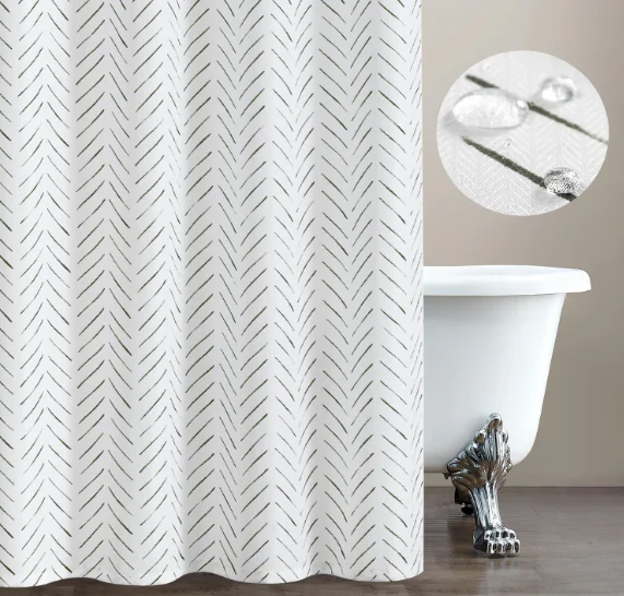 Waterproof shower curtains