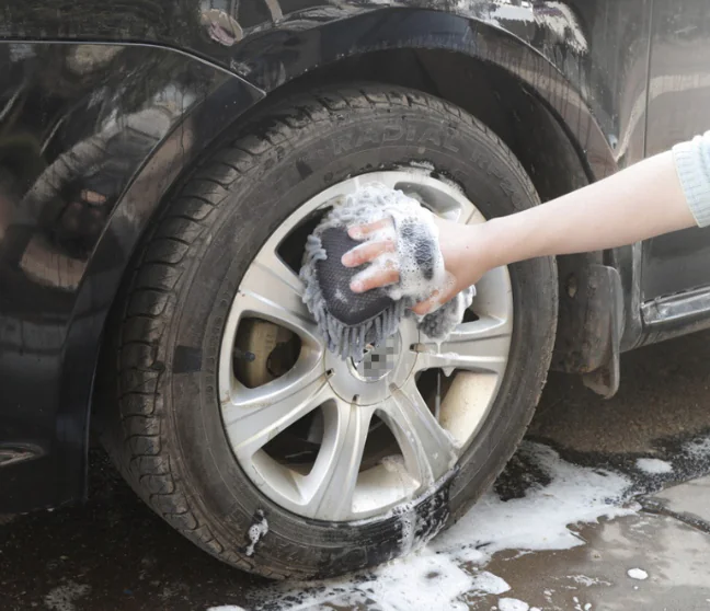 Coral Plush Car Wash Sponge (4) 2025073008443847