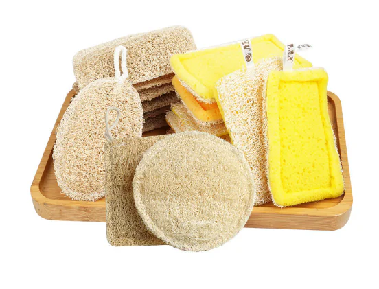 Natural loofah linen kitchen cleaning dishcloth (4) 2025073008352085