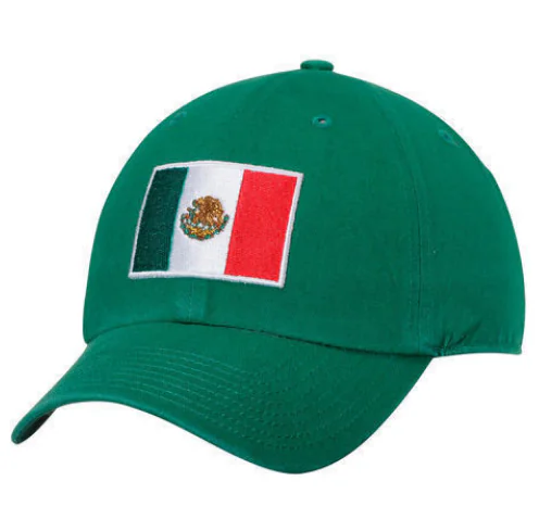 Sombreros con emblemas nacionales