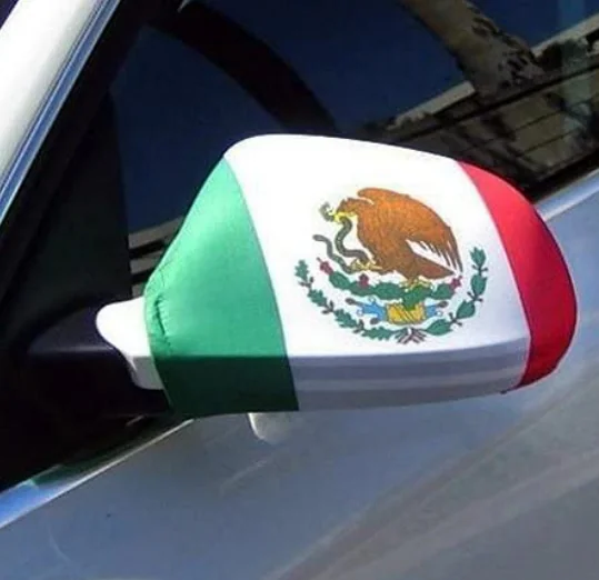 National Flag Style Rearview Mirror Cover