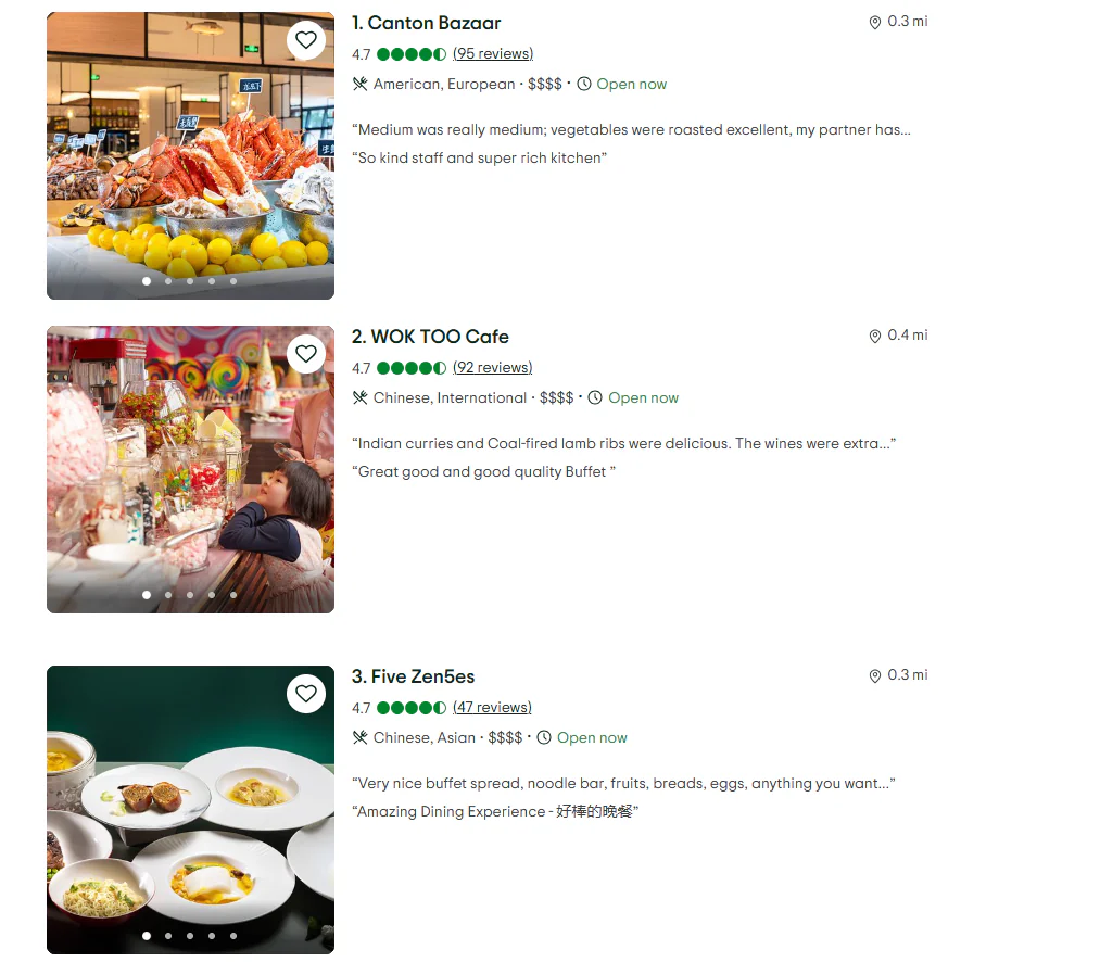 Pazhou Area Restaurants