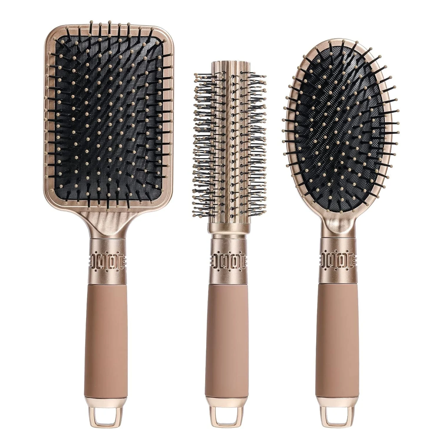 3-Piece Hair Brush Set