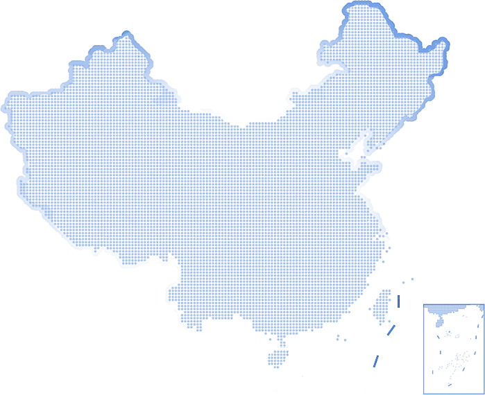 China manufacturing map