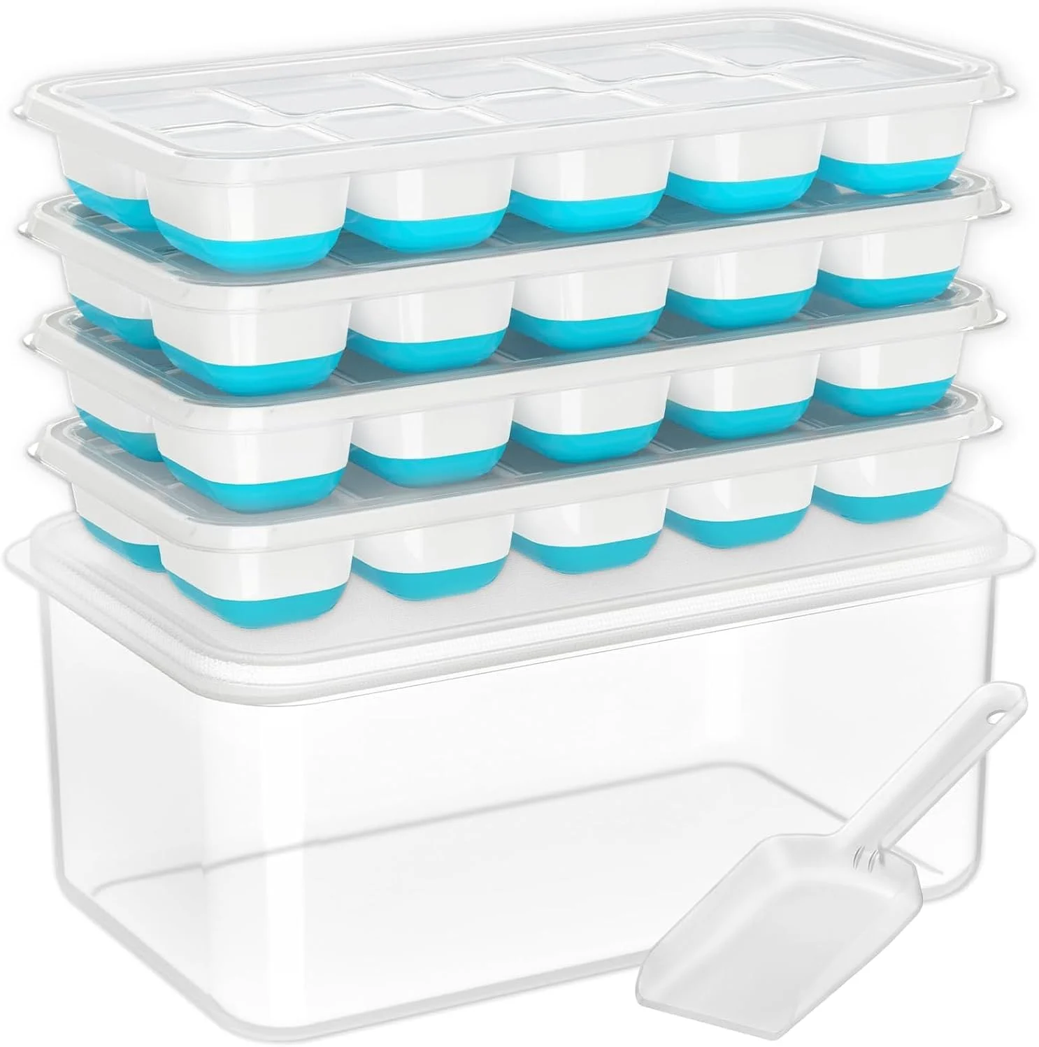 ice cube tray with storage bin wholesale-1