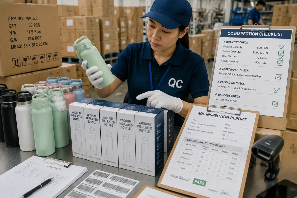 China product quality control inspection