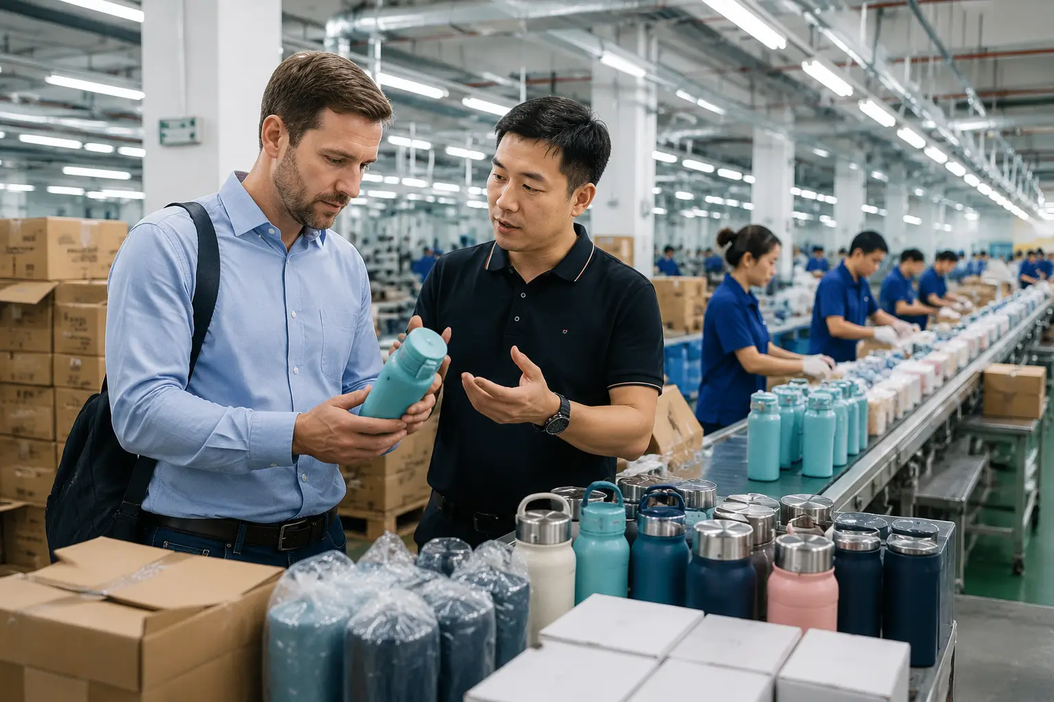 Factory inspection before importing summer products