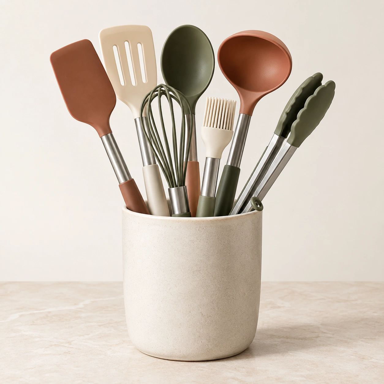 silicone utensil set