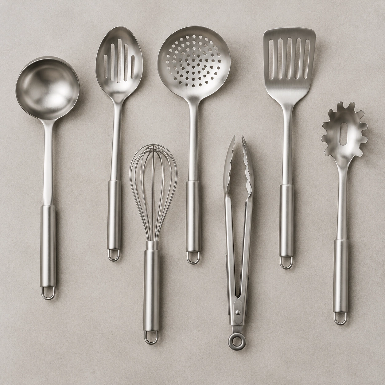 stainless steel cooking utensils
