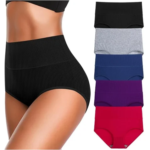 Women's High Waist Cotton Underwear 1